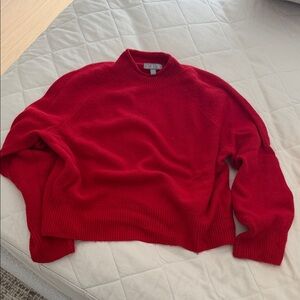 J. Crew Red Rollneck Sweater